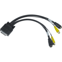 MATROX CAB-L60-2XTVF DUAL TV OUTPUT ADAPTER (COMPOSITE VIDEO AND S-VIDEO, 1-