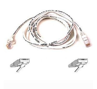 Belkin Cat. 5E UTP Patch Cable - White - 30ft
