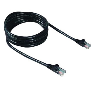 Belkin Cat.6e UTP Patch Network Cable - Black - 10ft