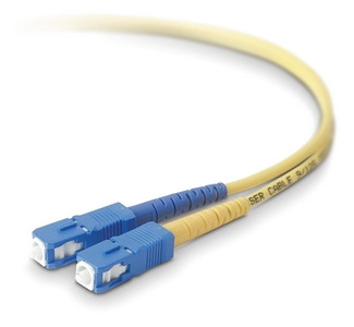 Belkin Fiber Optic Duplex Patch Cable - Yellow - 3.28 ft