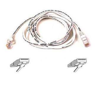 Belkin Cat5e Patch Cable - White - 25ft