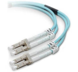 Belkin Fiber Optic Patch Cable - Aqua - 3.28ft