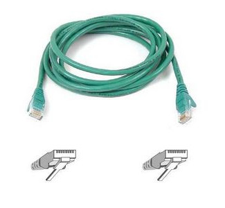 Belkin Cat5e Patch Cable - Green - 10ft