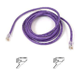 Belkin Cat5e Patch Cable - Purple - 6ft