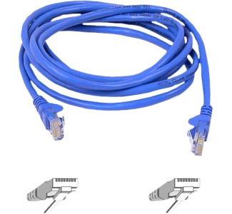 Belkin Cat6 Snagless Patch Cable, 5 Feet Blue