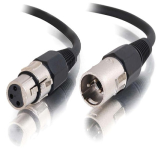 C2G 12ft Pro-Audio XLR Male to XLR Female Cable