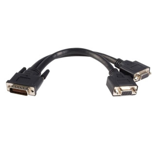 StarTech.com 8in LFH 59 Male to Dual Female VGA DMS 59 Cable