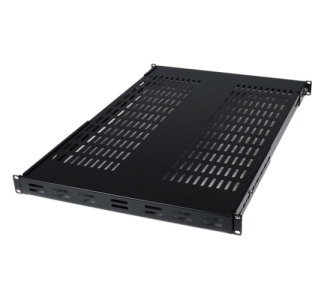 StarTech.com 1U Adjustable Mounting Depth Vented Rack Mount Shelf - 175lbs / 80kg