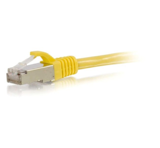 C2G 15ft Cat6 Snagless Shielded (STP) Network Patch Cable - Yellow