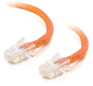 5ft Cat5e Non-Booted Crossover Unshielded (UTP) Network Patch Cable - Orange