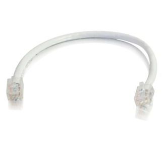 C2G 6in Cat5e Non-Booted Unshielded (UTP) Network Patch Cable - White