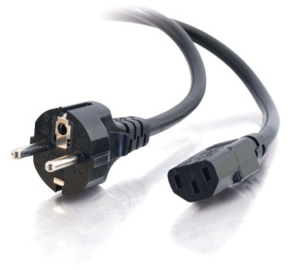 C2G 2.5m 14 AWG European Power Cord (CEE7/7 to IEC320C13)