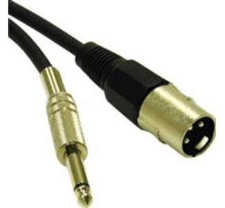 C2G 1.5ft Pro-Audio XLR Male to 1/4in Male Cable
