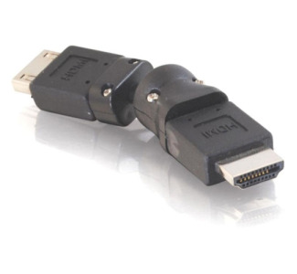 C2G 360° Rotating HDMI Male to HDMI Female Adapter