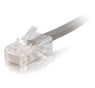 C2G 25ft Cat5e Non-Booted Unshielded (UTP) Network Patch Cable (Plenum Rated) - Gray