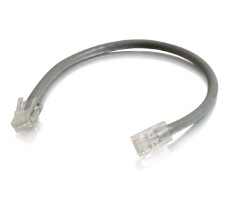 C2G 6in Cat5e Non-Booted Unshielded (UTP) Network Patch Cable - Gray