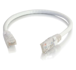 C2G 6in Cat5e Snagless Unshielded (UTP) Network Patch Cable - White