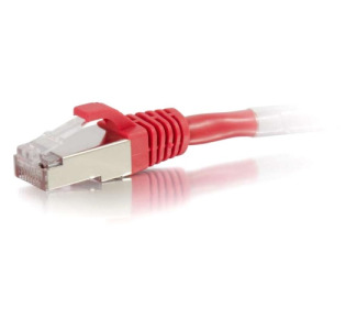 10ft Cat6 Snagless Shielded (STP) Network Patch Cable - Red