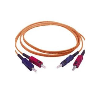 12m SC-SC 50/125 OM2 Duplex Multimode PVC Fiber Optic Cable - Orange
