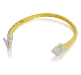 C2G 6in Cat6 Non-Booted Unshielded (UTP) Network Patch Cable - Yellow