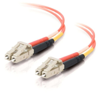 2m LC-LC 50/125 OM2 Duplex Multimode Fiber Optic Cable (TAA Compliant) - Orange