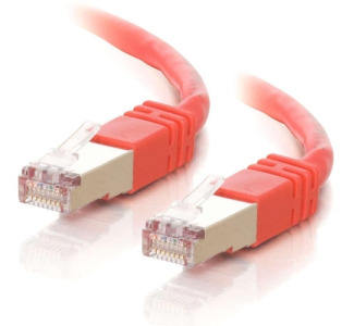 10ft Cat5e Molded Shielded (STP) Network Patch Cable - Red