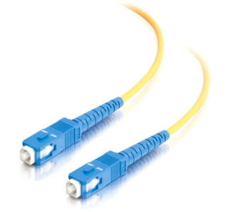 3m SC-SC 9/125 OS1 Simplex Singlemode PVC Fiber Optic Cable - Yellow