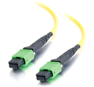 30m MTP 9/125 OS1 Singlemode PVC Fiber Optic Cable - Yellow