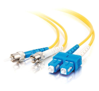 2m SC-ST 9/125 OS1 Duplex Singlemode Fiber Optic Cable (TAA Compliant) - Yellow