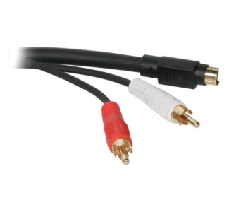 C2G 50ft Value Series S-Video + RCA Stereo Audio Cable