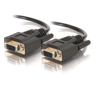 C2G 1ft DB9 F/F Cable - Black