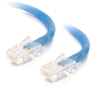 3ft Cat5e Non-Booted Crossover Unshielded (UTP) Network Patch Cable - Blue