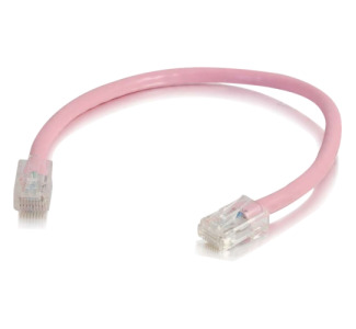 C2G 6in Cat5e Non-Booted Unshielded (UTP) Network Patch Cable - Pink