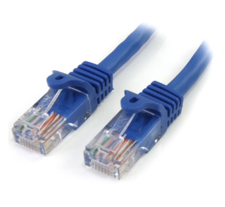 StarTech.com 12 ft Blue Snagless Cat5e UTP Patch Cable