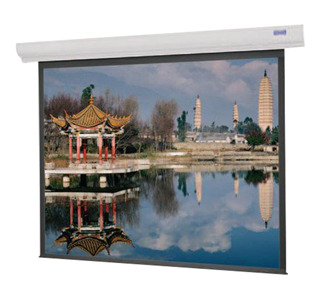 Da-Lite Designer Contour Electrol Projection Screen With Built-in Infrared Remote