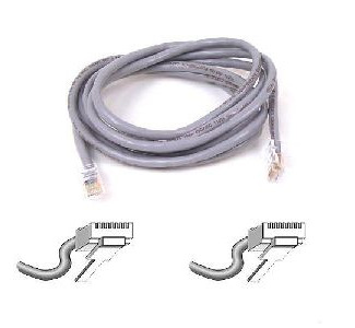 Belkin A3L791-10-H Cat. 5E STP Patch Cable - Gray - 10ft