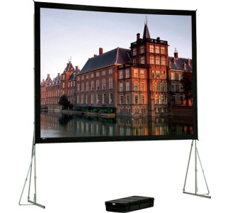 Da-Lite Heavy Duty Fast-Fold Deluxe 99814 Portable Projection Screen