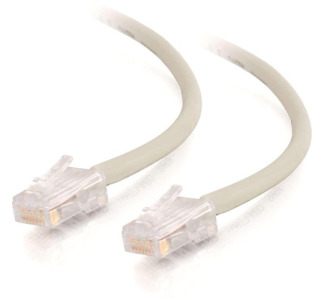 C2G 1ft Cat5e Snagless Unshielded (UTP) Network Patch Cable (USA-Made) - Gray