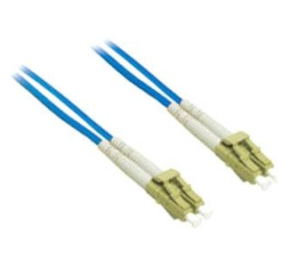 1m LC-LC 62.5/125 OM1 Duplex Multimode Fiber Optic Cable (Plenum-Rated) - Blue
