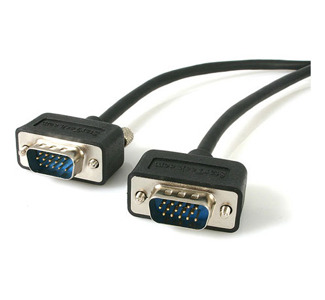 StarTech.com 6 ft Coax Low Profile High Resolution Monitor VGA Cable HD15 M/M