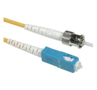 1m SC-ST 9/125 OS1 Simplex Singlemode PVC Fiber Optic Cable - Yellow