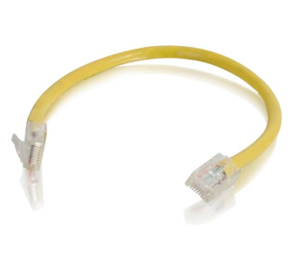 C2G 6in Cat5e Non-Booted Unshielded (UTP) Network Patch Cable - Yellow