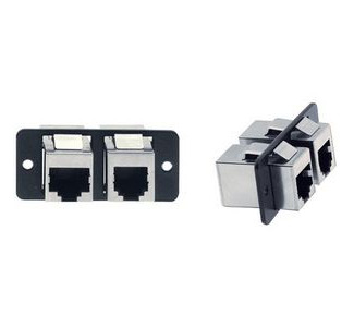 Kramer 2 Socket Network/Phone Faceplate