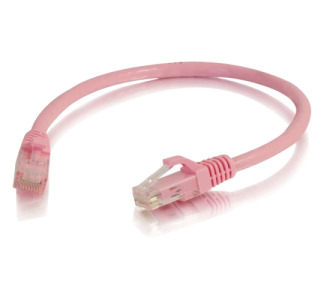 C2G 6in Cat5e Snagless Unshielded (UTP) Network Patch Cable - Pink