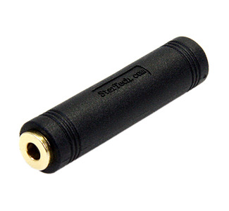 StarTech.com 3.5 mm to 3.5 mm Audio Coupler - Female to Female