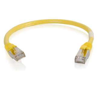C2G 6in Cat6 Snagless Shielded (STP) Network Patch Cable - Yellow