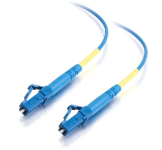 3m LC-LC 9/125 OS1 Simplex Singlemode PVC Fiber Optic Cable - Blue