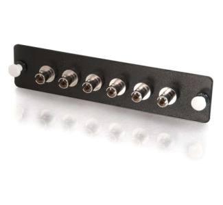 C2G Q-Series 6-Strand, ST, Zirconia Insert, SM ST Adapter Panel