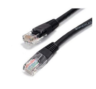 StarTech.com 8 ft Black Molded Cat6 UTP Patch Cable - ETL Verified