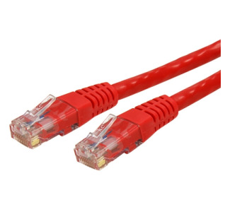 StarTech.com Patch cable - RJ-45 (M) - RJ-45 (M) -25 ft - ( CAT 6 ) - ETL - Red